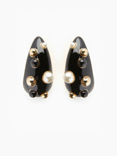 Charger l'image dans la galerie, Black Drops Of Light Earrings - Nina Ricci