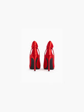 Load image into Gallery viewer, Red Satin Pumps - Nina Ricci
