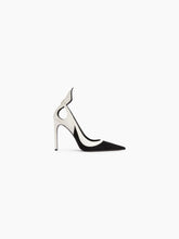 Charger l'image dans la galerie, Black and Cream Suede Pumps