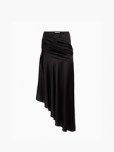 Charger l'image dans la galerie, Black Asymmetric Draped Skirt - Nina Ricci