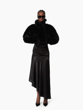 Charger l'image dans la galerie, Black Asymmetric Draped Skirt - Nina Ricci