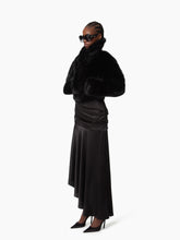 Charger l'image dans la galerie, Black Asymmetric Draped Skirt - Nina Ricci