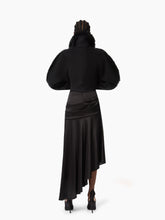 Charger l'image dans la galerie, Black Asymmetric Draped Skirt - Nina Ricci