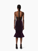 Load image into Gallery viewer, Midi Peplum Velvet Skirt - Nina Ricci