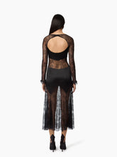 Load image into Gallery viewer, Long Open Neck Lace Dress - Nina Ricci