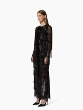 Charger l'image dans la galerie, Long Sequin Fringe Dress - Nina Ricci