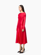 Load image into Gallery viewer, Red Backless Midi Dress - Nina Ricci