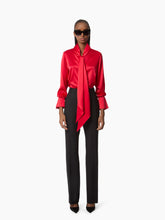 Load image into Gallery viewer, Lavalliere Satin Shirt - Nina Ricci