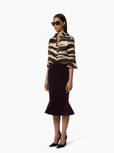 Charger l'image dans la galerie, Zebra-Print Satin Shirt - Nina Ricci