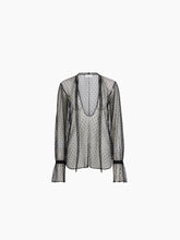 Load image into Gallery viewer, Polka Dot Sheer Blouse - Nina Ricci