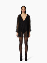 Load image into Gallery viewer, Lace Cape Bodysuit - Nina Ricci