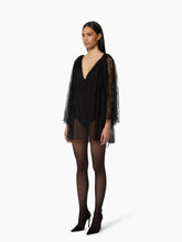 Load image into Gallery viewer, Lace Cape Bodysuit - Nina Ricci