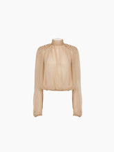 Load image into Gallery viewer, Highneck Silk Blouse - Nina Ricci