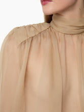 Load image into Gallery viewer, Highneck Silk Blouse - Nina Ricci