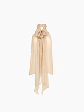 Charger l'image dans la galerie, Sleeveless Beige Lavalliere Shirt - Nina Ricci