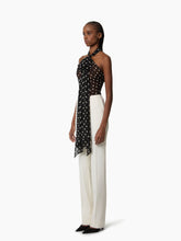 Load image into Gallery viewer, Sleeveless Lavalliere Polka-Dot Shirt - Nina Ricci