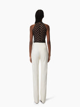 Load image into Gallery viewer, Sleeveless Lavalliere Polka-Dot Shirt - Nina Ricci