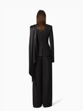 Load image into Gallery viewer, Black Tailored Blazer With Scarf - Nina Ricci