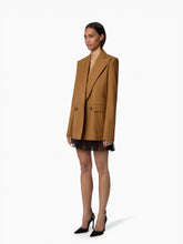 Load image into Gallery viewer, Brown Tobacco Double-Breasted Blazer - Nina Ricci