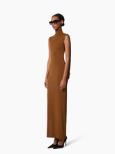 Load image into Gallery viewer, Brown Long Draped Dress - Nina Ricci