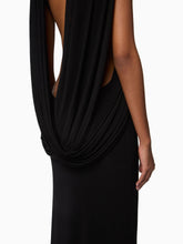 Charger l'image dans la galerie, Black Long Draped Dress - Nina Ricci