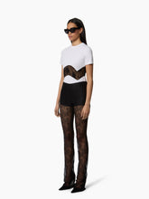 Charger l'image dans la galerie, White Lace Inserts T-Shirt - Nina Ricci