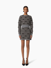 Load image into Gallery viewer, Grey Mini Knit Skirt - Nina Ricci