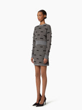 Load image into Gallery viewer, Grey Mini Knit Skirt - Nina Ricci