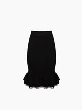 Load image into Gallery viewer, Midi Ruffled Wool Skirt - Nina Ricci