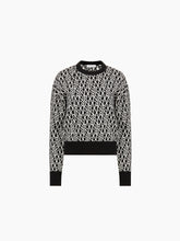 Load image into Gallery viewer, Black Logo-Print Sweater - Nina Ricci