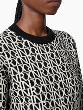 Load image into Gallery viewer, Black Logo-Print Sweater - Nina Ricci