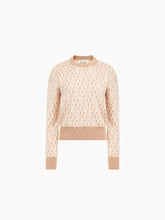 Load image into Gallery viewer, Beige Logo-Print Sweater - Nina Ricci