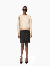 Load image into Gallery viewer, Beige Logo-Print Sweater - Nina Ricci