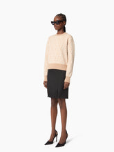 Load image into Gallery viewer, Beige Logo-Print Sweater - Nina Ricci