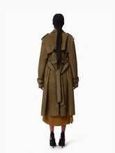 Charger l'image dans la galerie, Belted Suede Leather Trench - Nina Ricci