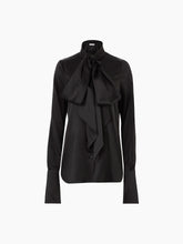 Load image into Gallery viewer, SATIN LAVALIERE SHIRT - Nina Ricci