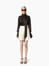 Load image into Gallery viewer, SATIN LAVALIERE SHIRT - Nina Ricci