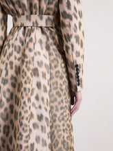 画像をギャラリービューアに読み込む, Leopard Taffeta Frock Coat