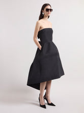 Charger l'image dans la galerie, Black Taffeta Bustier Dress