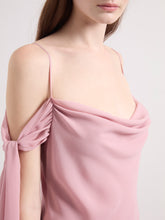 Charger l'image dans la galerie, Pink Maxi Silk Dress