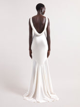 Load image into Gallery viewer, Cream Mermaid Dress With Open Back