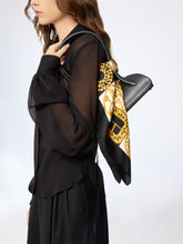 Load image into Gallery viewer, Checkered Silk Scarf