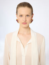 Load image into Gallery viewer, Purple Calla Flower Clip Earrings