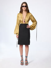 Load image into Gallery viewer, Midi Wool Skirt