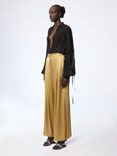 Cargar imagen en el visor de la galería, Gold Harem Silk Satin Pants