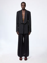 Charger l'image dans la galerie, Black Harem Silk Satin Pants