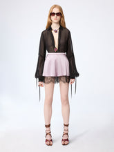 Load image into Gallery viewer, Mauve Mini Silk Satin Short