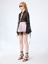 Load image into Gallery viewer, Mauve Mini Silk Satin Short