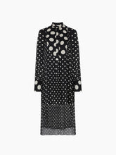 Load image into Gallery viewer, Polka Dot Silk Midi Dress