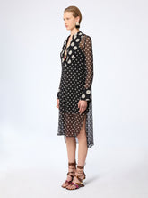 Load image into Gallery viewer, Polka Dot Silk Midi Dress